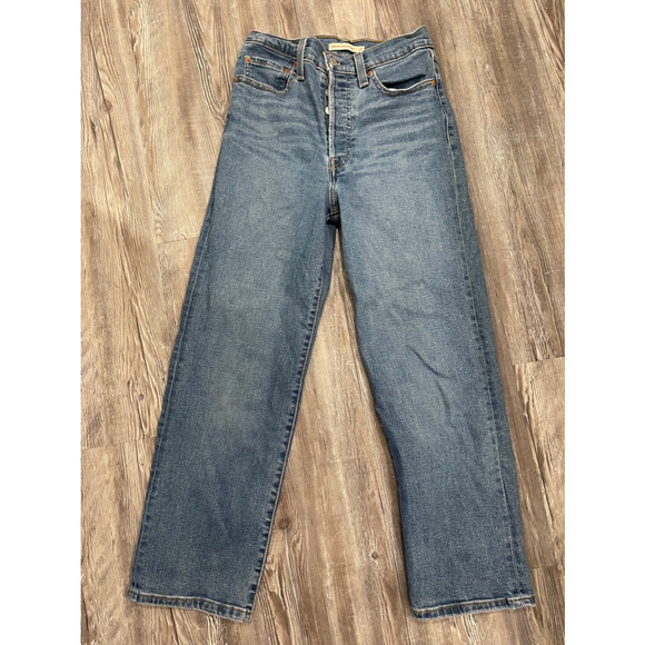 Levi's ribcage straight ankle jeans size 27 - Picture 4 of 8